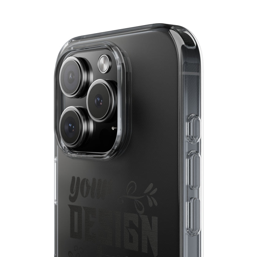 Customizable Clear Impact Resistant Phone Case With TPU Sides Wireless Ready