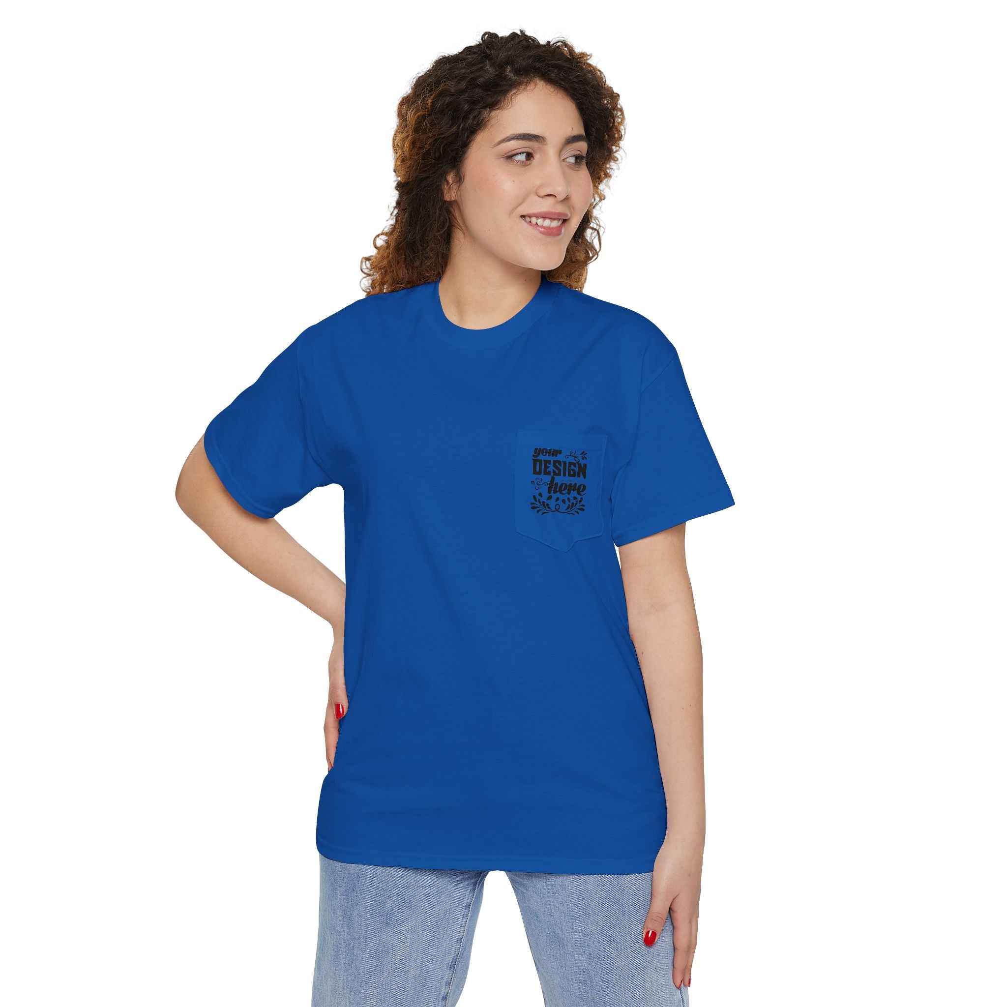 Customizable Gildan 5300 Unisex Heavy Cotton Pocket T-Shirt