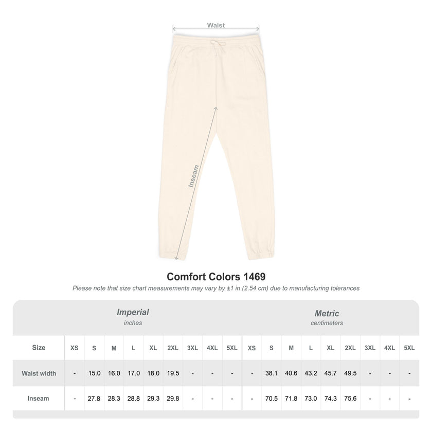 Customizable Comfort Colors 1469 Unisex Garment-Dyed Sweatpants