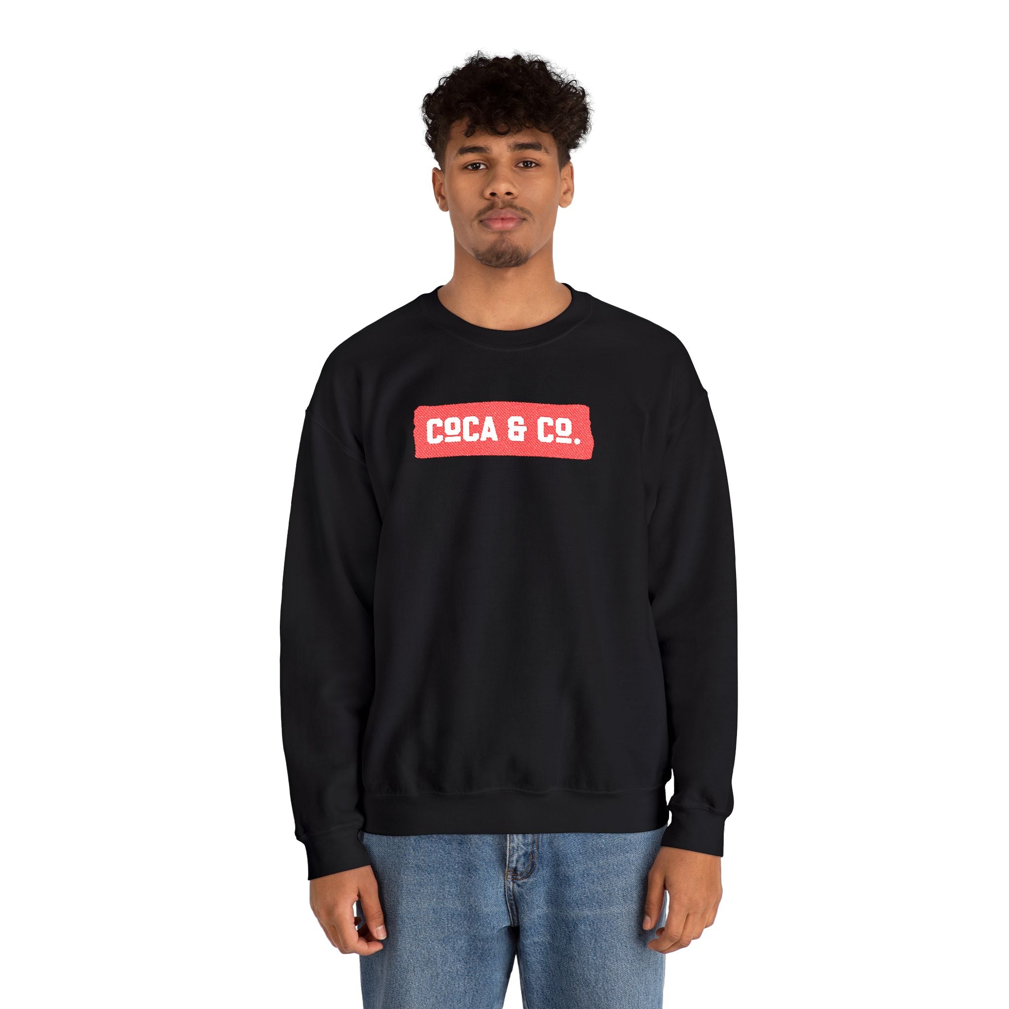 Gildan 18000 Unisex Crewneck Sweatshirt | Coca & Co Embroidery