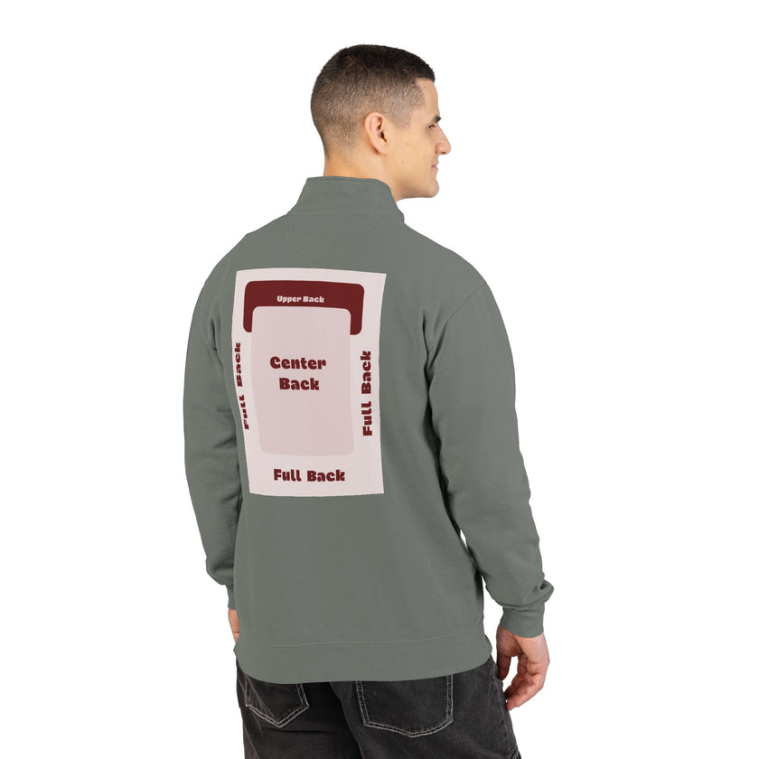 Customizable Comfort Colors 1580 Unisex Quarter Zip Sweatshirt