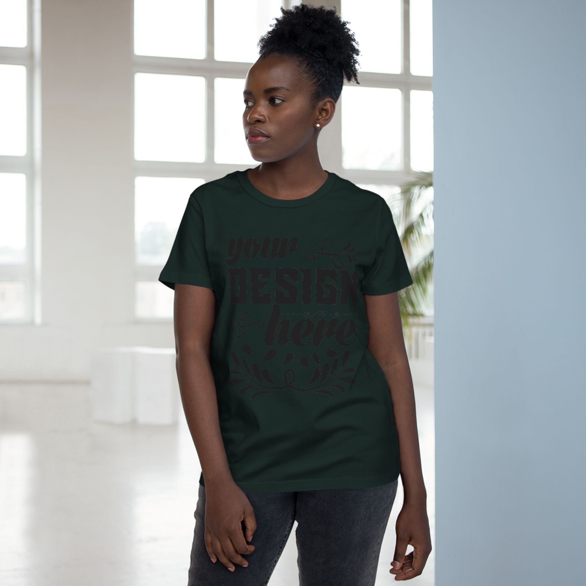 Customizable AS Colour 4001 Womens Maple Cotton T-Shirt