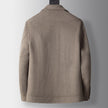 Nameria Mens Wool Jacket Coat Lapel Zip Tailored Fit
