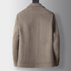 Nameria Mens Wool Jacket Coat Lapel Zip Tailored Fit