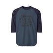 Tultex 245 Unisex 3 4 Sleeve Raglan Shirt Quote Graphic Print