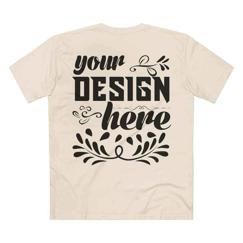 Customizable AS Colour 5001 Adult Unisex Staple Crew Neck Short Sleeve T-Shirt