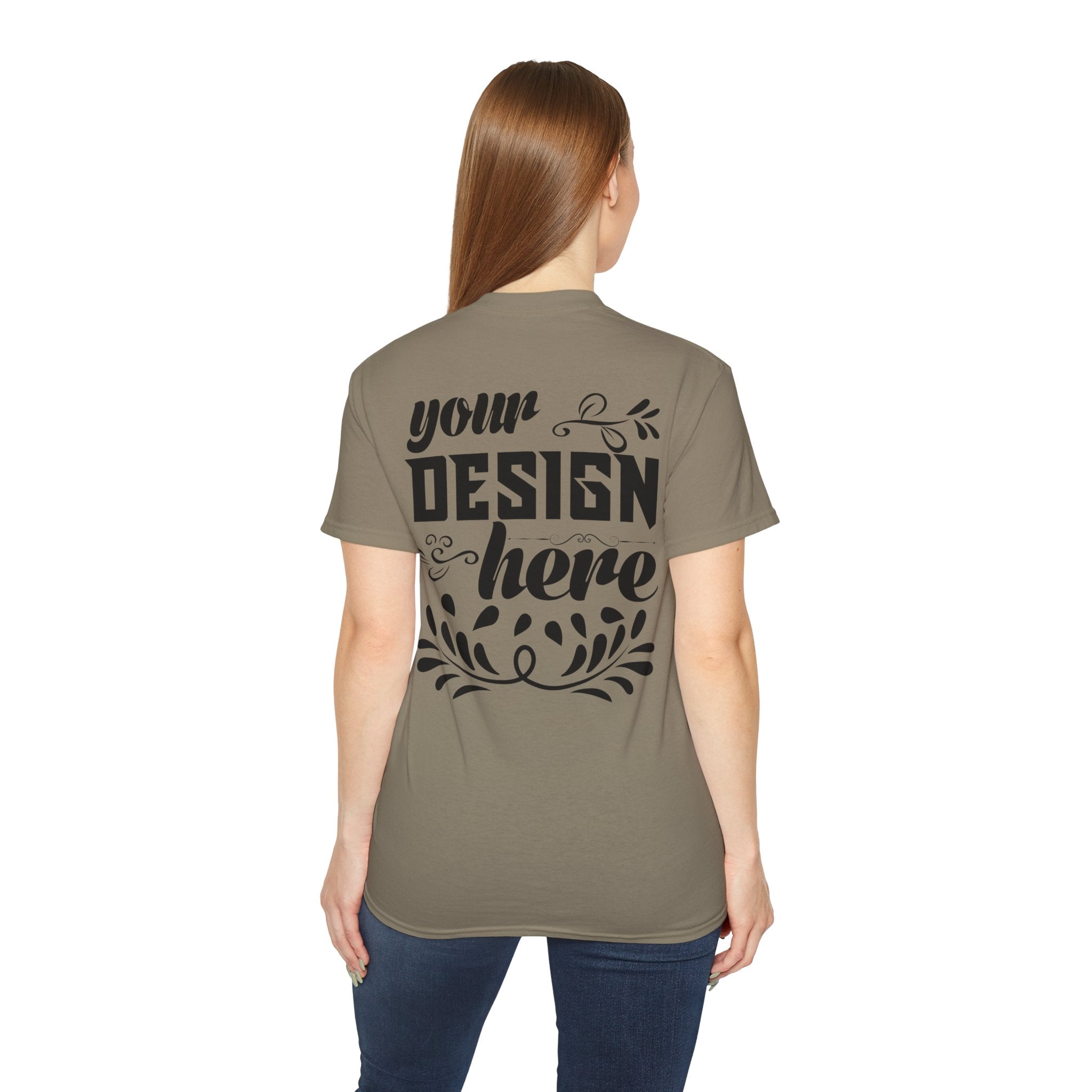 Customizable Gildan 2000 Unisex Ultra Cotton Crew Neck T-Shirt