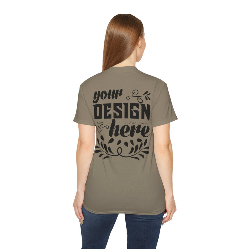 Customizable Gildan 2000 Unisex Ultra Cotton Crew Neck T-Shirt