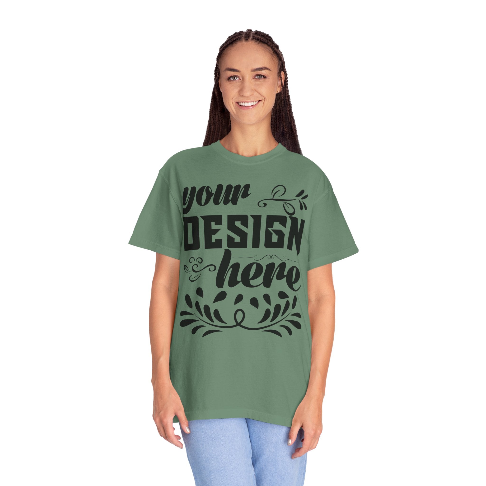 Customizable Comfort Colors 1717 Unisex Garment-Dyed T-Shirt