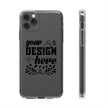 Customizable Clear Impact Resistant Phone Case With TPU Sides Wireless Ready