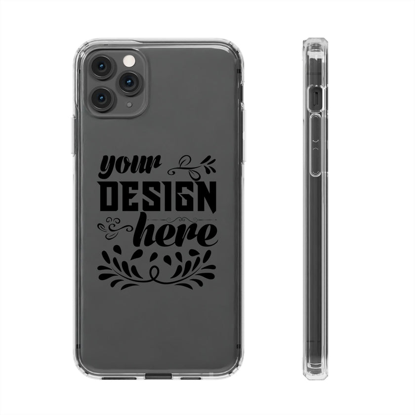 Customizable Clear Impact Resistant Phone Case With TPU Sides Wireless Ready