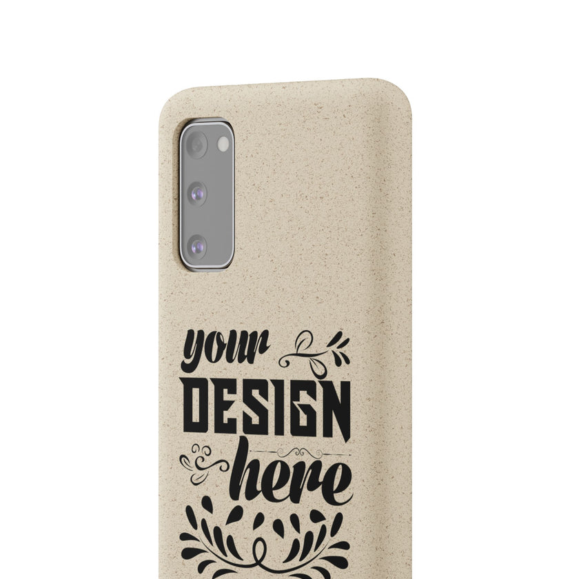Customizable Biodegradable Phone Case Matte Finish Wireless Charging