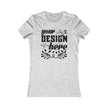 Customizable Bella+Canvas 6004 Womens Favorite Tee Slim Fit