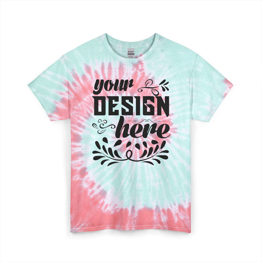 Customizable Gildan 5000 Unisex Tie Dye Cotton T-Shirt Made in US