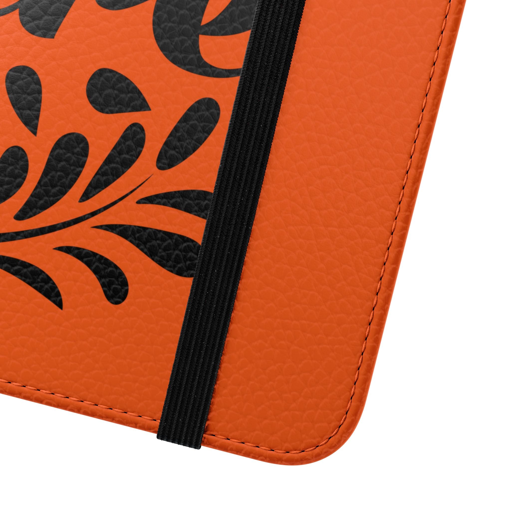Customizable Flip Folio Phone Case With Card Slots Stand And Elastic Strap