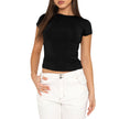 Nameria Milk Silk Blend Slim Fit Short Sleeve T-Shirt