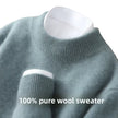 Nameria Wool Half Turtleneck Sweater Thick Knit Loose Fit