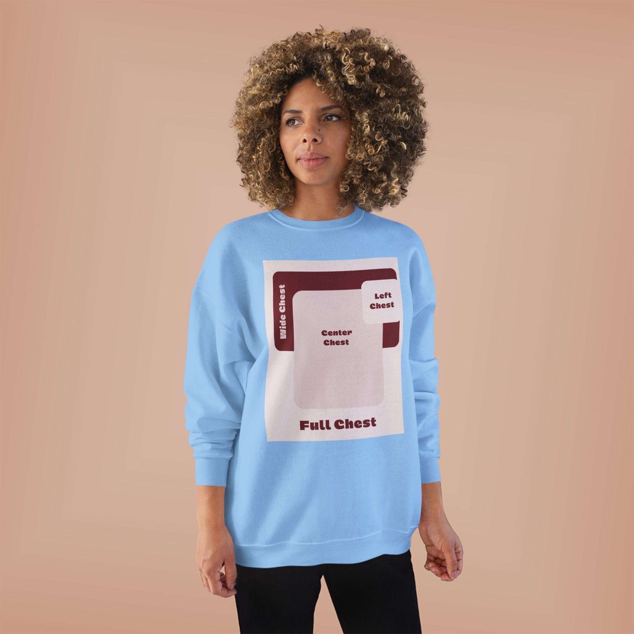 Customizable Unisex Hanes P160 EcoSmart  Crewneck Sweatshirt