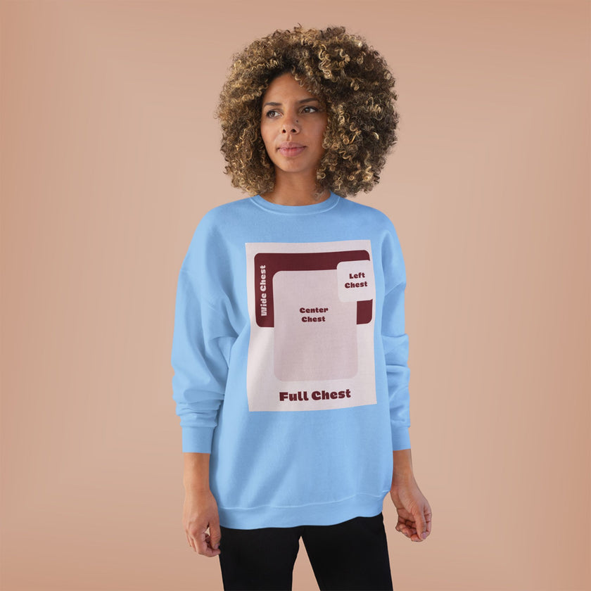 Customizable Unisex Hanes P160 EcoSmart  Crewneck Sweatshirt