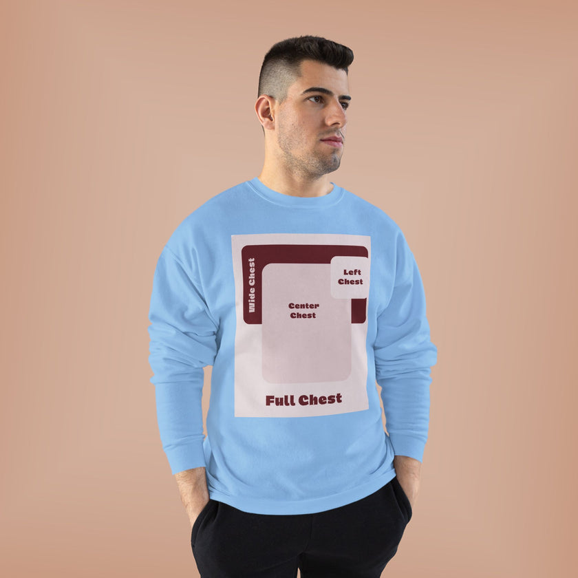 Customizable Unisex Hanes P160 EcoSmart  Crewneck Sweatshirt