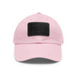 Customizable ValuCap VC300A Dad Hat with Faux Leather Patch Rectangle