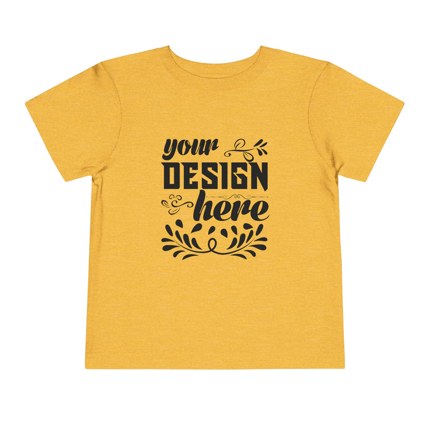 Customizable Bella+Canvas 3001T Toddler Short Sleeve T-Shirt Jersey