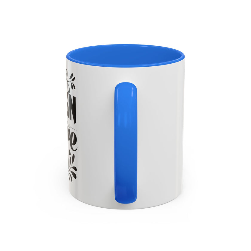 Customizable Glossy Ceramic Accent Mug 11oz and 15oz