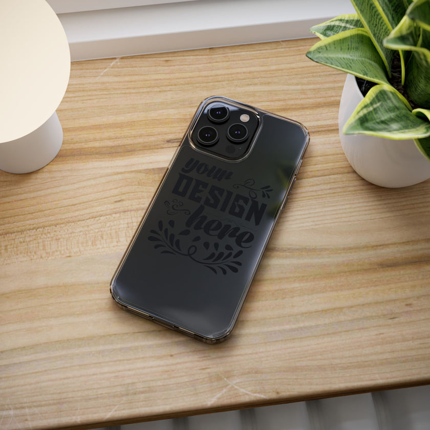 Customizable Clear Impact Resistant Phone Case With TPU Sides Wireless Ready