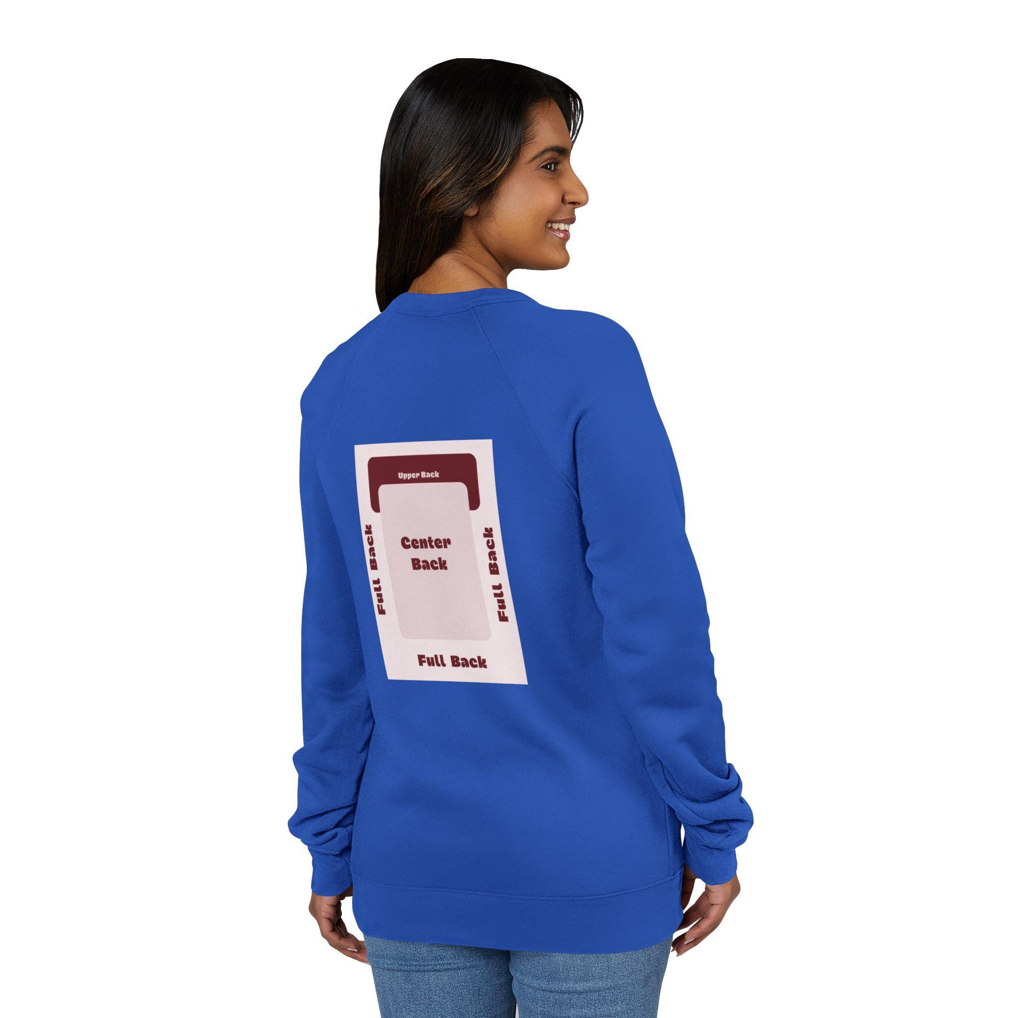 Customizable Bella+Canvas 3901 Unisex Fleece Raglan Sweatshirt