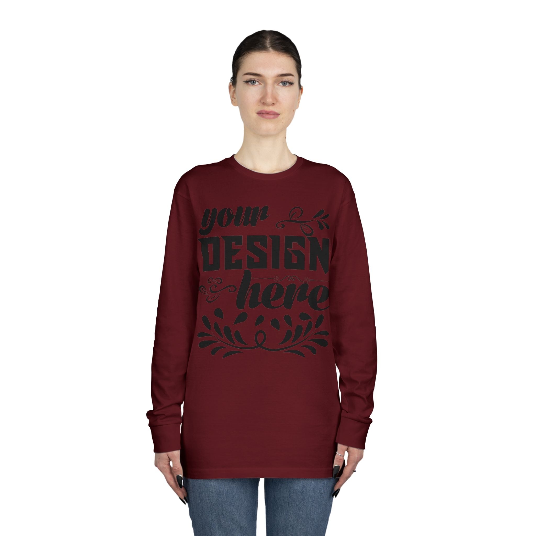 Customizable Lane Seven LS15009 Unisex Long Sleeve Crewneck Tee
