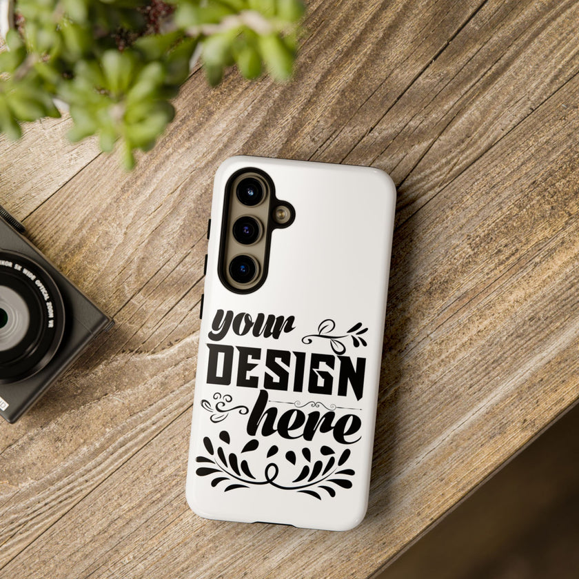 Customizable Tough Dual Layer Phone Case Polycarbonate TPU Liner Protective