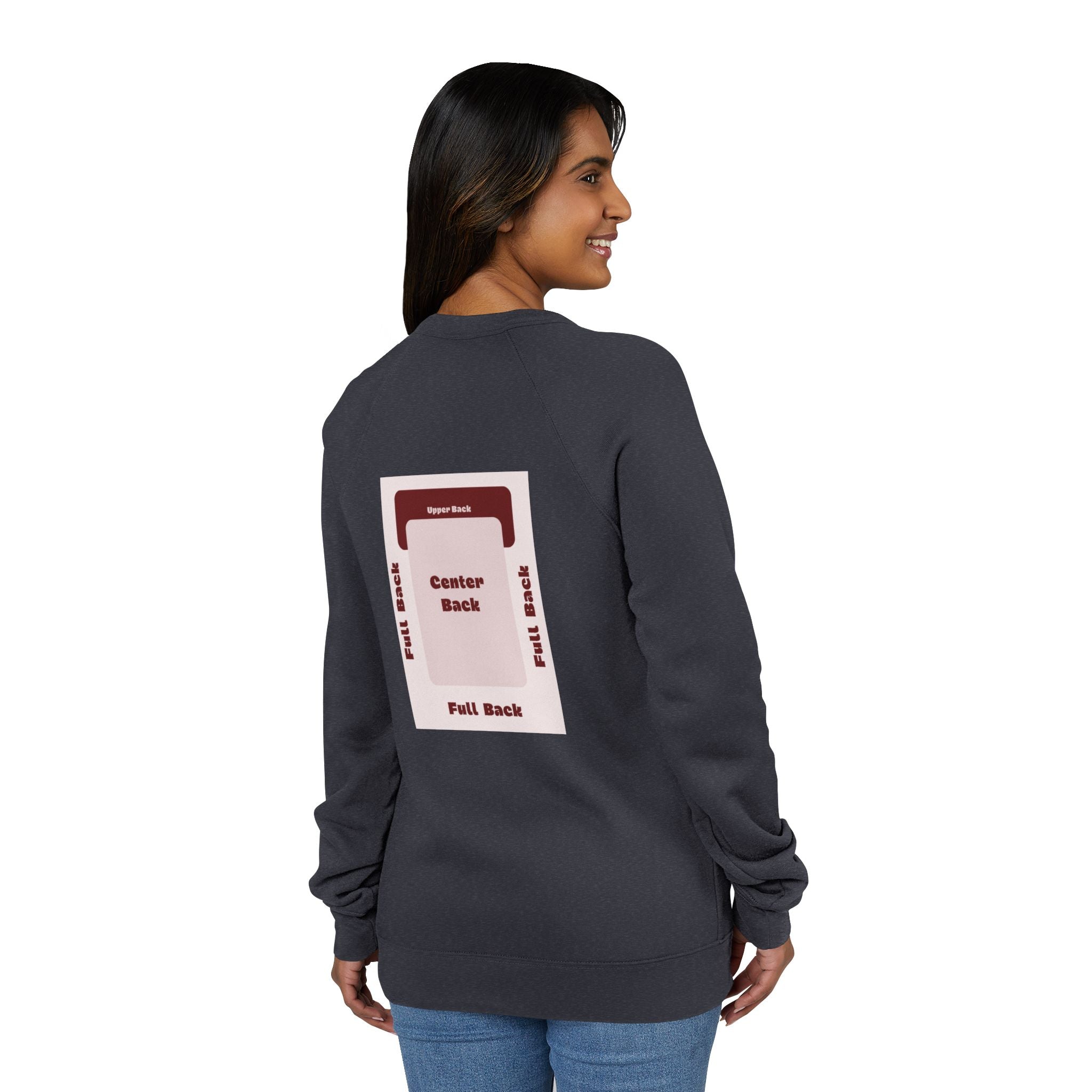 Customizable Bella+Canvas 3901 Unisex Fleece Raglan Sweatshirt