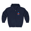 Gildan 18600 Unisex Full Zip Hoodie | Super Daddy Embroidery