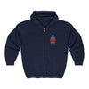 Gildan 18600 Unisex Full Zip Hoodie | Super Daddy Embroidery