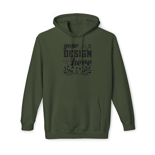Customizable Bayside 960 Unisex Heavyweight Hooded Sweatshirt Made in US