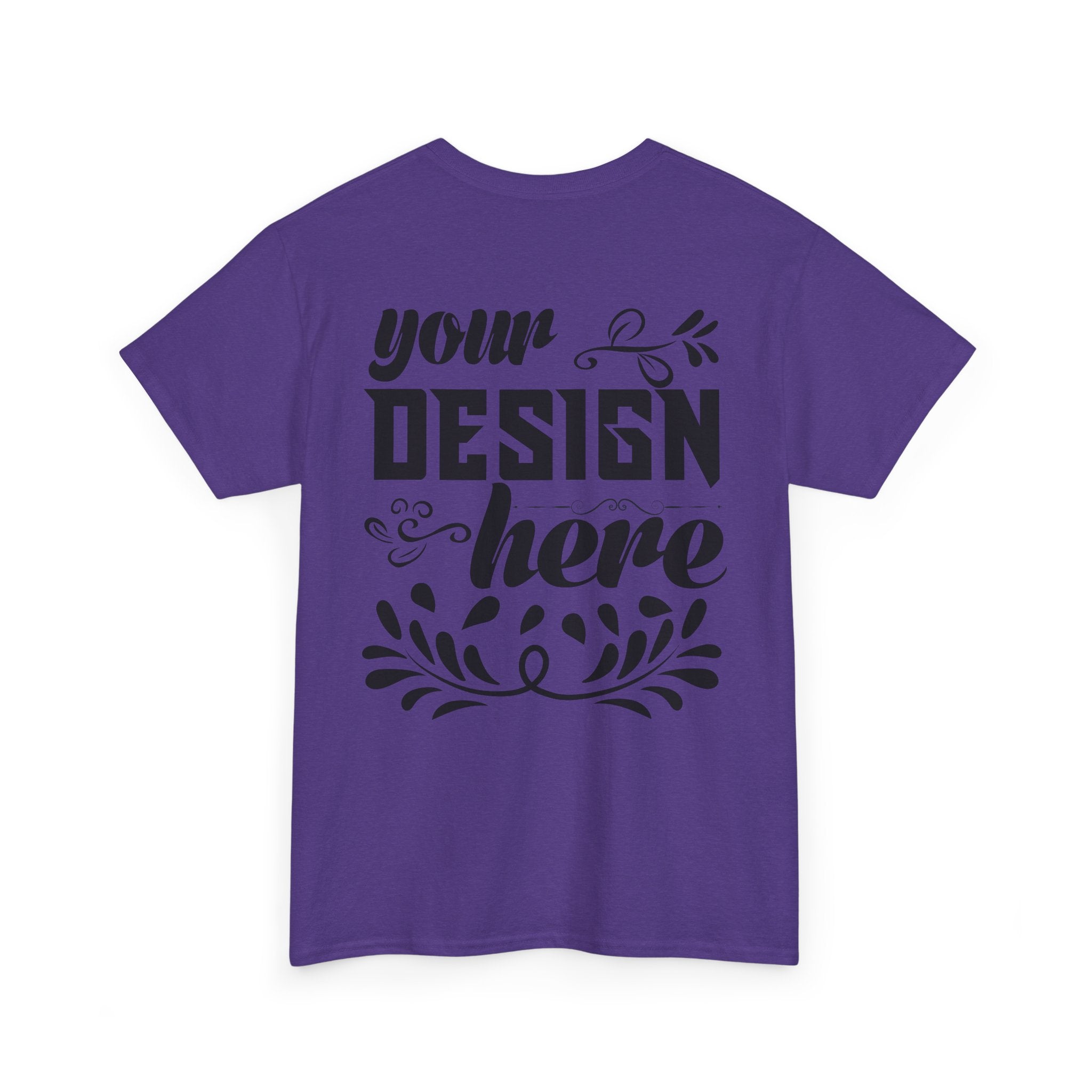 Customizable Gildan 5000 Unisex Heavy Cotton T-Shirt Classic Fit