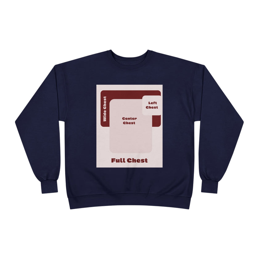 Customizable Unisex Hanes P160 EcoSmart  Crewneck Sweatshirt