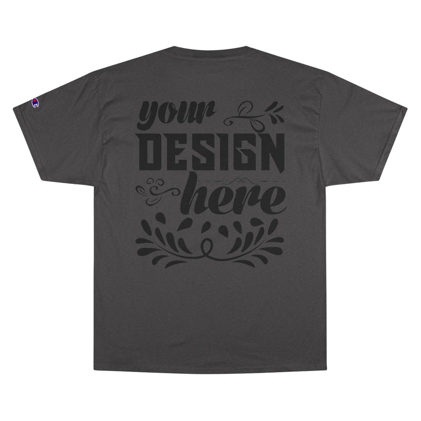 Customizable Champion T425 Unisex Cotton T-Shirt Classic Fit