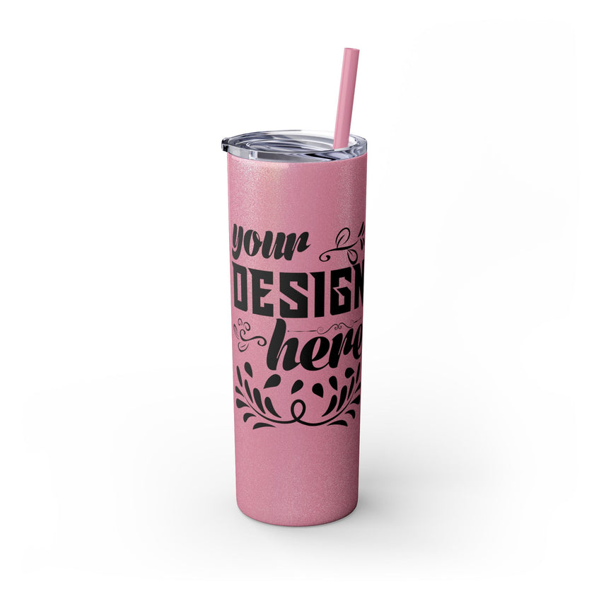 Customizable Maars 20oz Skinny Tumbler with Straw Stainless Steel