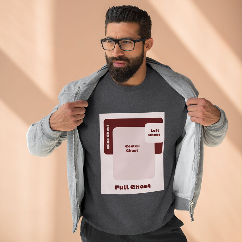 Customizable Lane Seven LS14004  Unisex Crewneck Sweatshirt DTG Design