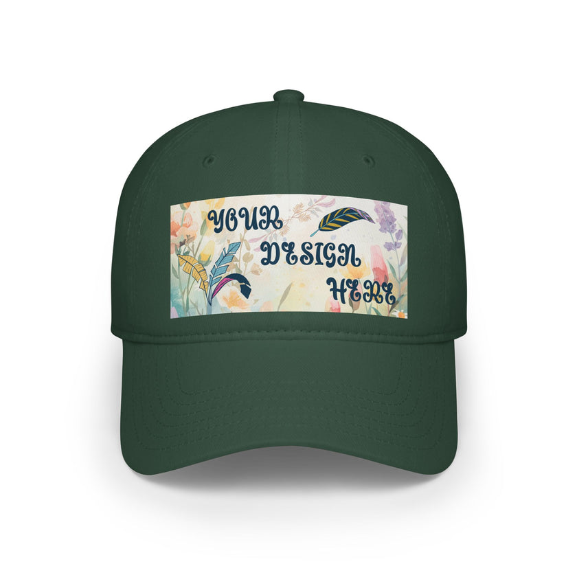 Customizable OTTO 18-253 Low Profile Cotton Baseball Cap
