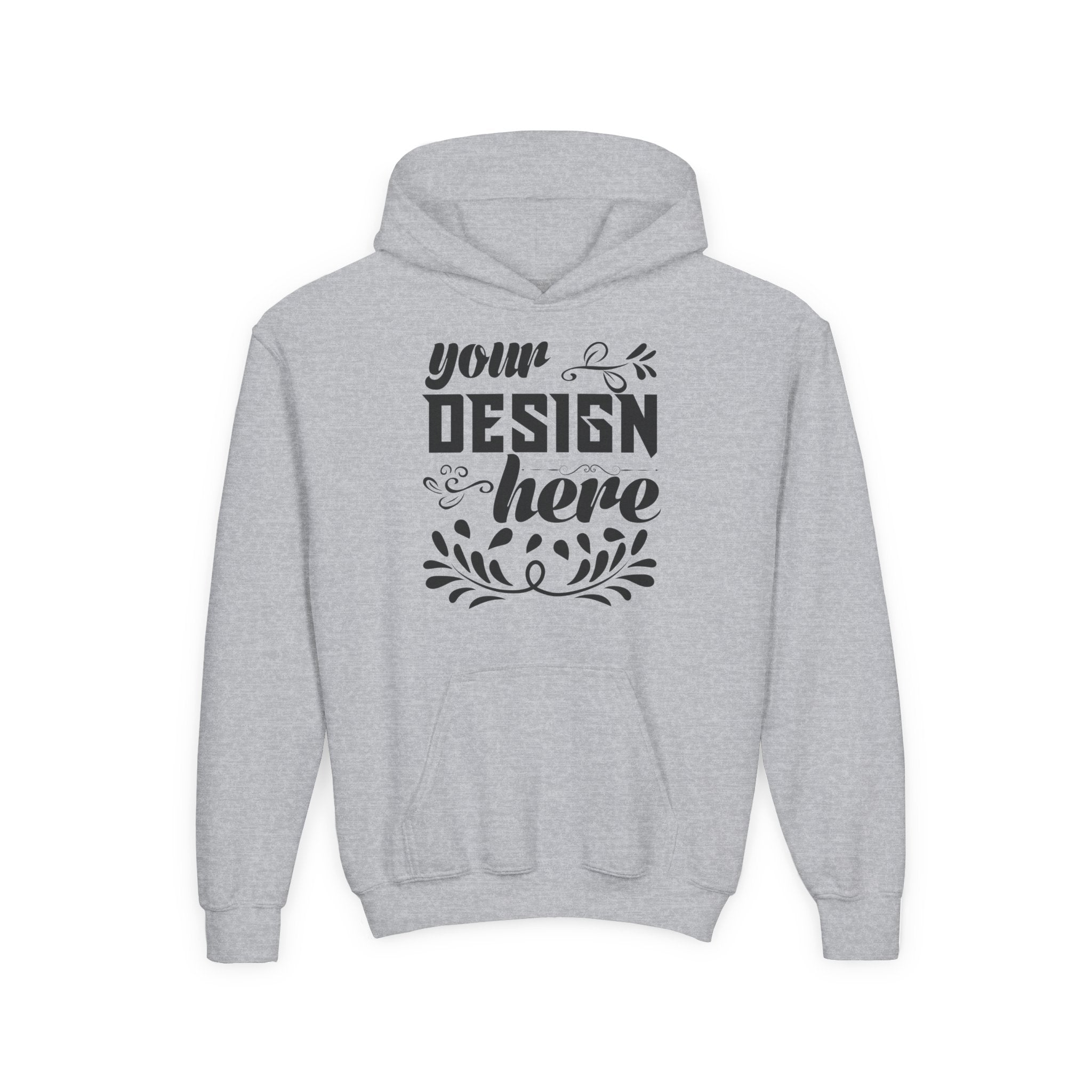 Customizable Gildan 18500B Youth Heavy Blend Hooded Sweatshirt