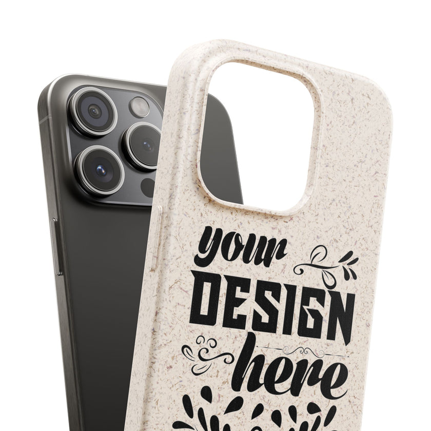 Customizable Biodegradable Phone Case Matte Finish Wireless Charging