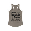 Customizable Next Level 1533 Womens Ideal Racerback Tank
