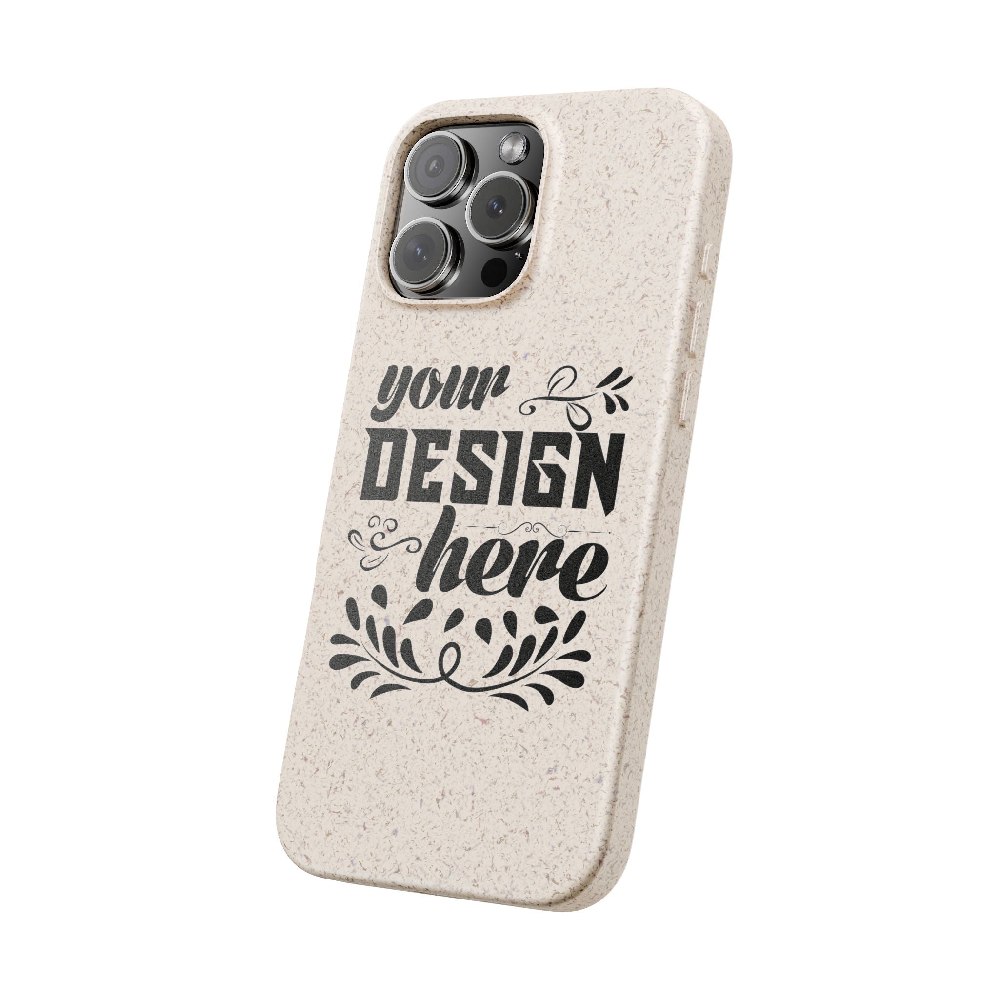 Customizable Biodegradable Phone Case Matte Finish Wireless Charging