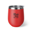 Customizable 12oz Copper Vacuum Insulated Cup with Push On Lid BPA Free