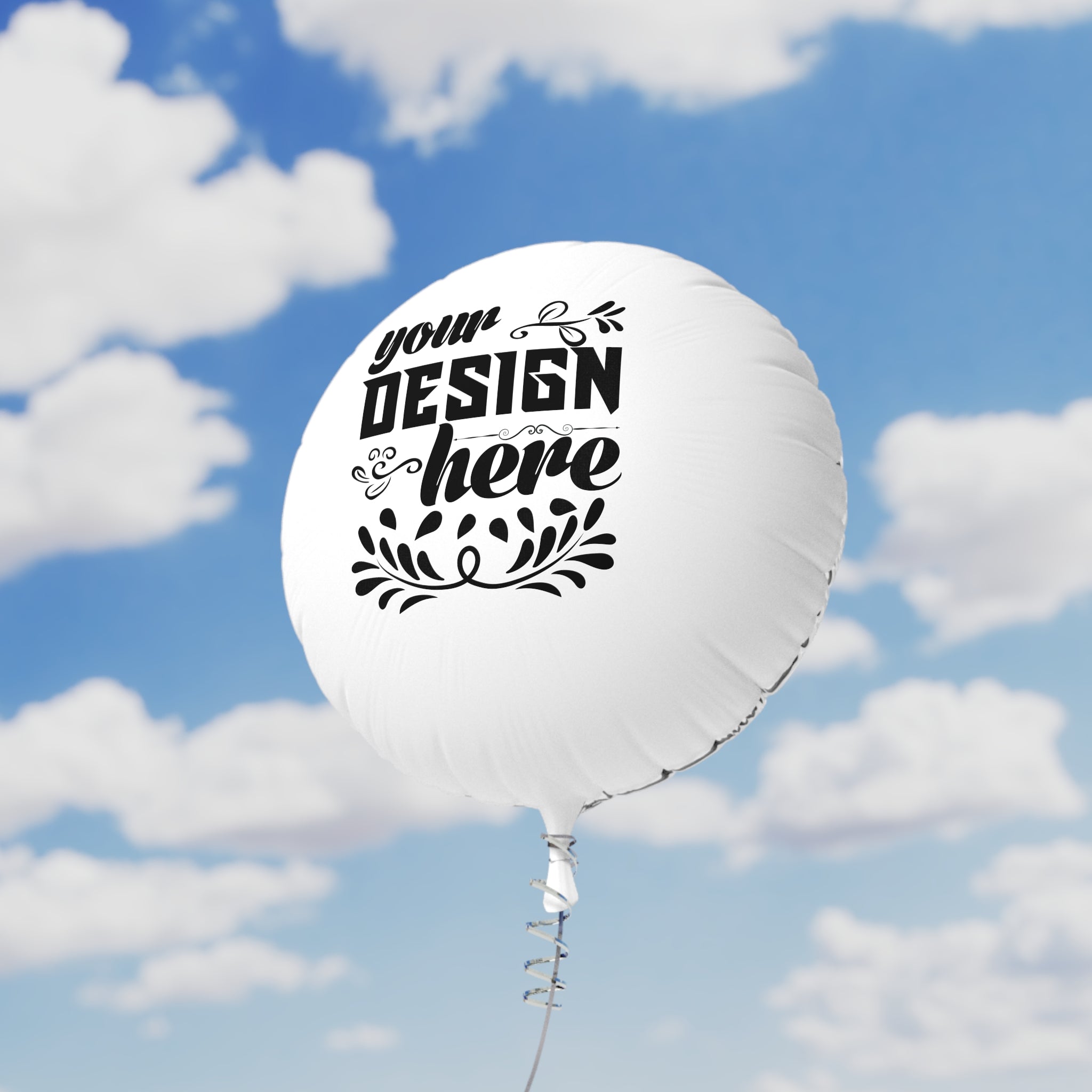 Customizable Mylar Helium Balloon 22in Reusable Indoor Outdoor Decor