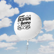 Customizable Mylar Helium Balloon 22in Reusable Indoor Outdoor Decor