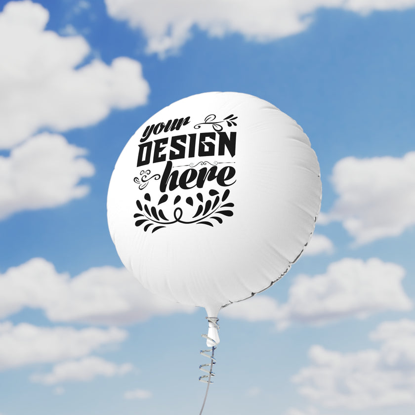 Customizable Mylar Helium Balloon 22in Reusable Indoor Outdoor Decor