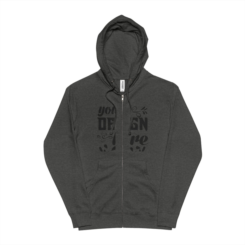 Customizable Independent SS4500Z Unisex Fleece Zip Up Hoodie